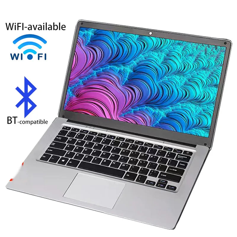 New 14 inch Sales Laptop N3350 CPU 6GB RAM 64GB & 256GB SSD USB 3.0 WiFi Cheap Windows 10 Netbook Gaming Portable Notebook PC - Uknowucme