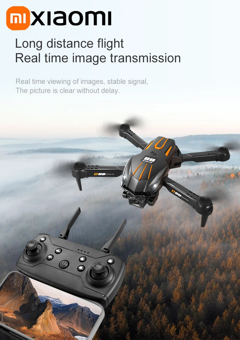 Xiaomi D88 Drone 8K Aerial HD Dual Camera Photography Intelligent Obstacle Avoidance Brushless Motor 5G WIFI GPS Return VR Drone