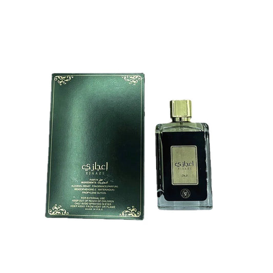Arab Perfume For Man Arabic Long Lasting Fragrance Body Spray Silver Classic Cologne Parfum Fragrant Notes EJAAZI For Men - Uknowucme