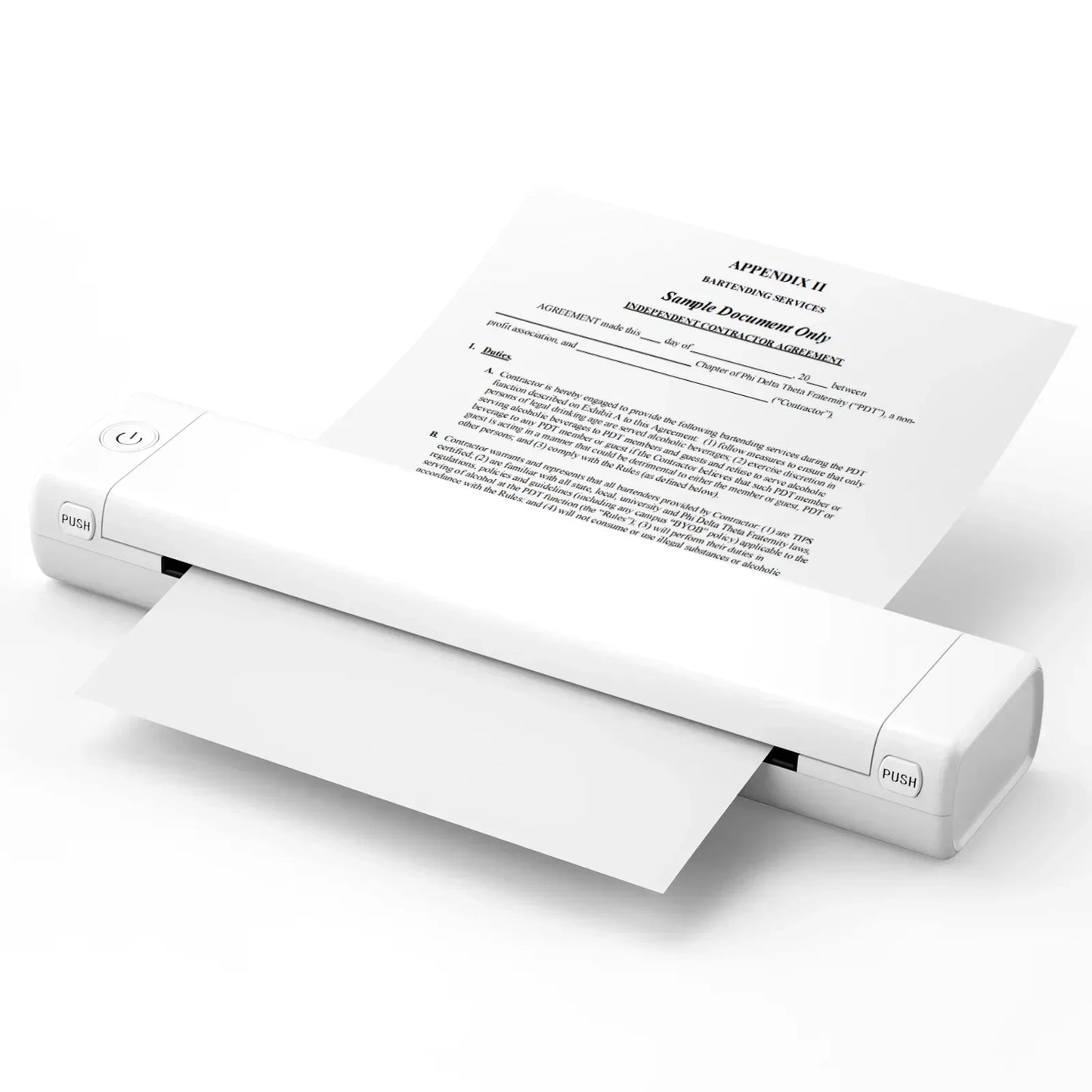Phomemo portable A4 printer thermal printer letter size wireless bluetooth m08f letter printer for text/PDF/web printing - Uknowucme