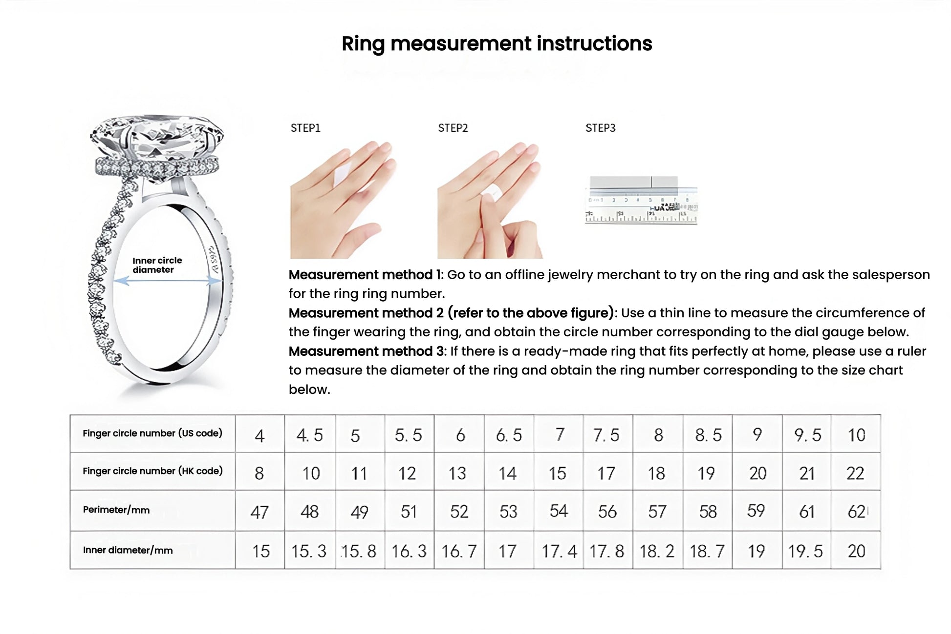 Moissanite Women'S Ring S925 Sterling Silver 18K Gold Electroplated Jewelry Ins Girl'S Daily Commute Gift For Her Best Friend - Uknowucme