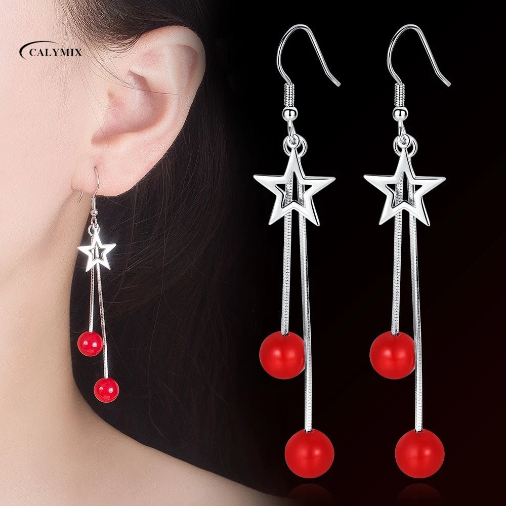 NEW S925 Sterling Silver Color Simple Round Bling CZ Zircon Stone Stud Earrings Fashion Jewelry Korean Earrings for Women Girl - Uknowucme
