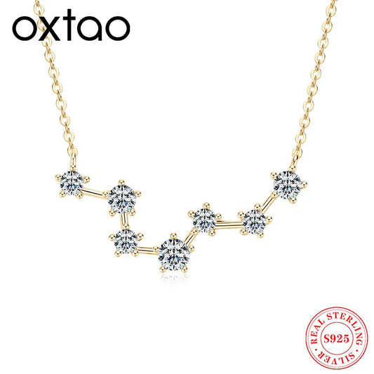 4Mm&3.5Mm&3Mm Round Moissanite Necklace For Women Fashion Pendant Necklace 18K White Gold 925 Sterling Silver Jewelry Gift - Uknowucme