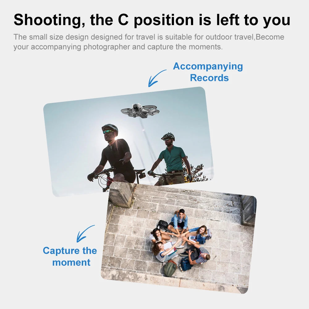 Drone 8k high-definition aerial photography obstacle avoidance brushless quadcopter children's remote control toy 2025 models - Uknowucme