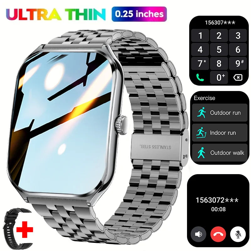 2025 A new smart watch, 1.96-inch sports watch, IP67 waterproof, 110+ sports mode, fitness activity tracker, ultra-thin watch. - Uknowucme