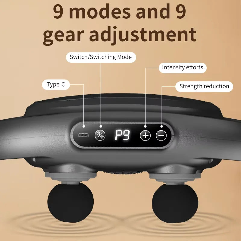 Muscle Massge Gun for Athletes,Handheld Back Massager，Handheld Deep Tissue Percussion Massager Gun for Neck,Back,Leg