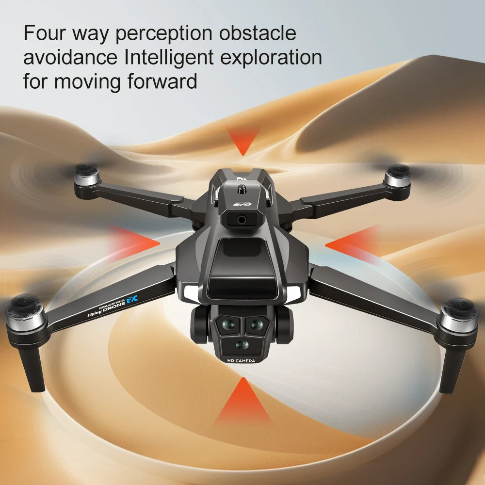Drone 4K HD Brushless Motor Avoidance Drones with 4.5" Screen On Control Dual Cameras Quadcopter Gifts For Children and Adults - Uknowucme