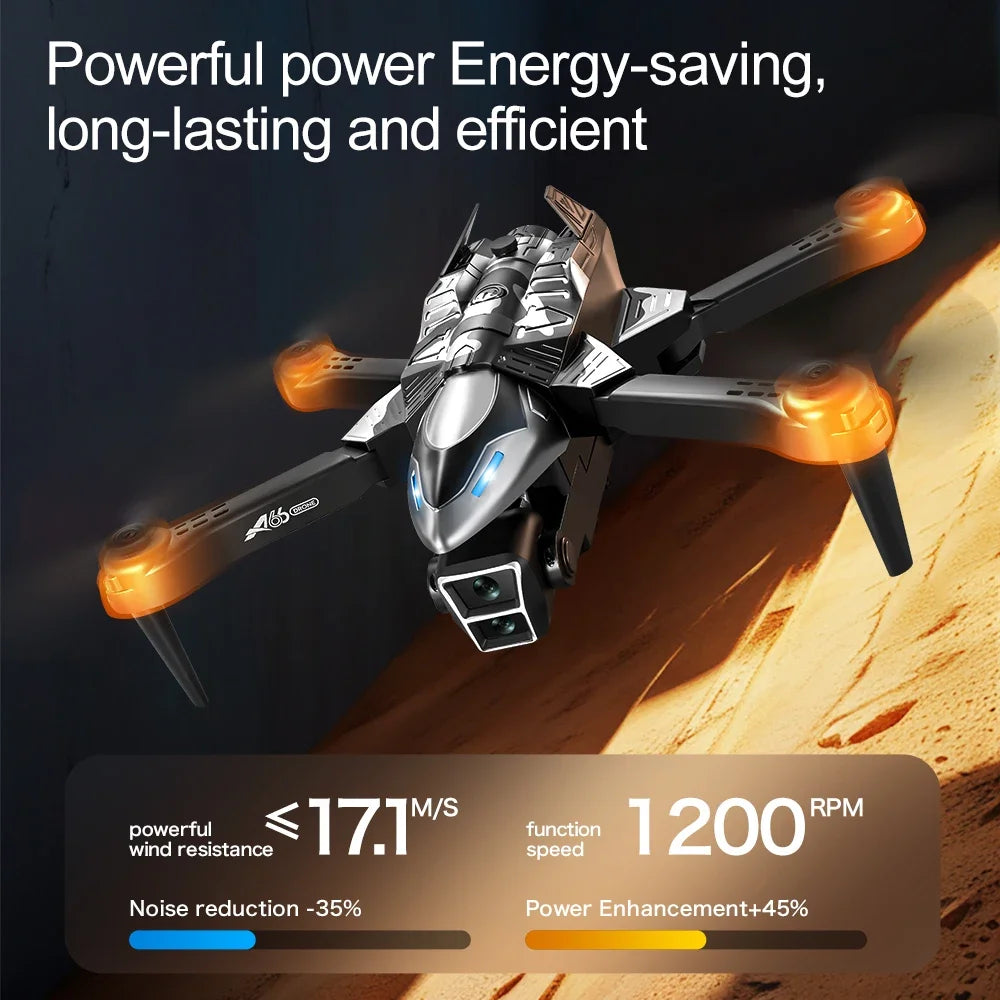 Drone Spray Fighter HD Dual Camera A66 Aerial Photography Drone Obstacle Avoidance Optical Flow with WIFI Signal Headless Mode - Uknowucme