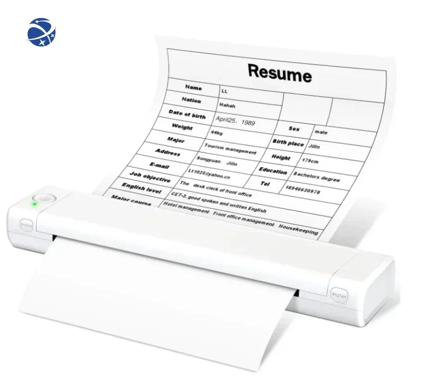 Phomemo portable A4 printer thermal printer letter size wireless bluetooth m08f letter printer for text/PDF/web printing - Uknowucme
