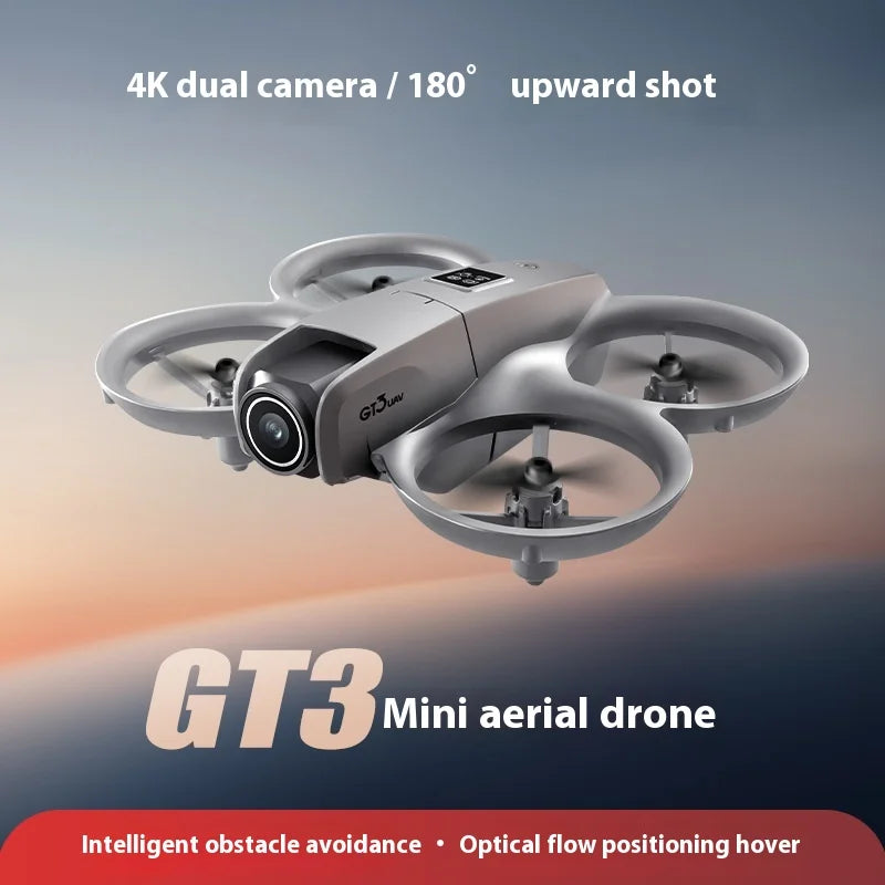 Drone Gt3 Mini Hd 4k Picture Quality Drone Obstacle Avoidance Professional Aerial Photography Aircraft Remote Control Aircraft
