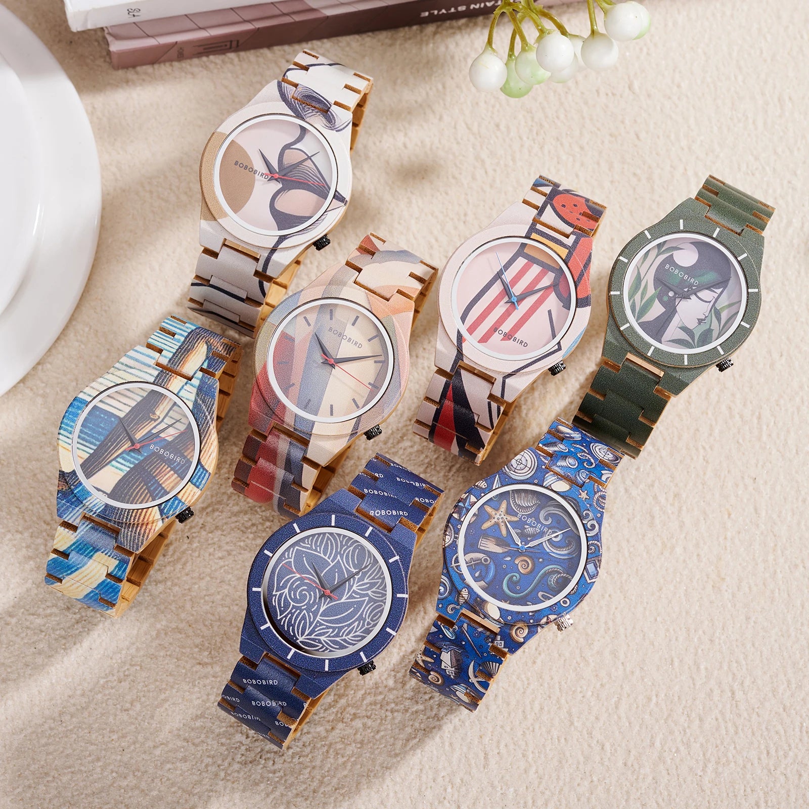 2025 New BOBOBIRD Men‘s Wood Artistic Watches High Quality Japanese Quartz Movement Wristwatch Clock for Men’s Gift Dropshipping - Uknowucme