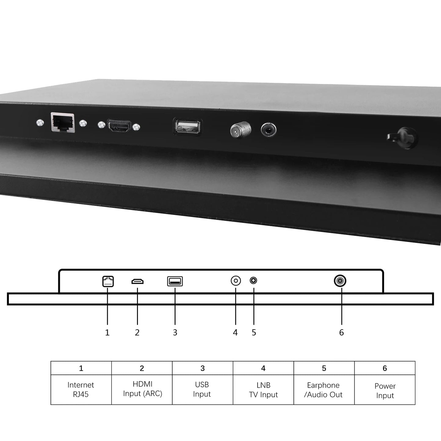 Souria Mini 18.5 inch Smart Android Mirror TV with Touchscreen Waterproof Television in Bathroom WiFi Bluetooth DTV ATSC DVB - Uknowucme