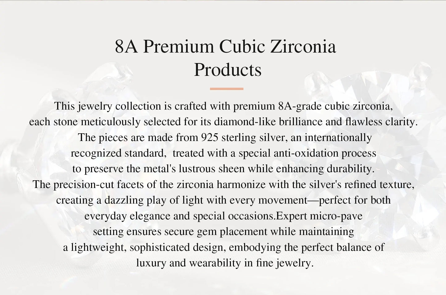 ORSA JEWELS Exquisite 925 Sterling Silver Zircon Earrings for Women Shiny 8A Premium Cubic Zirconia Earrings Party Jewelry LZE03 - Uknowucme