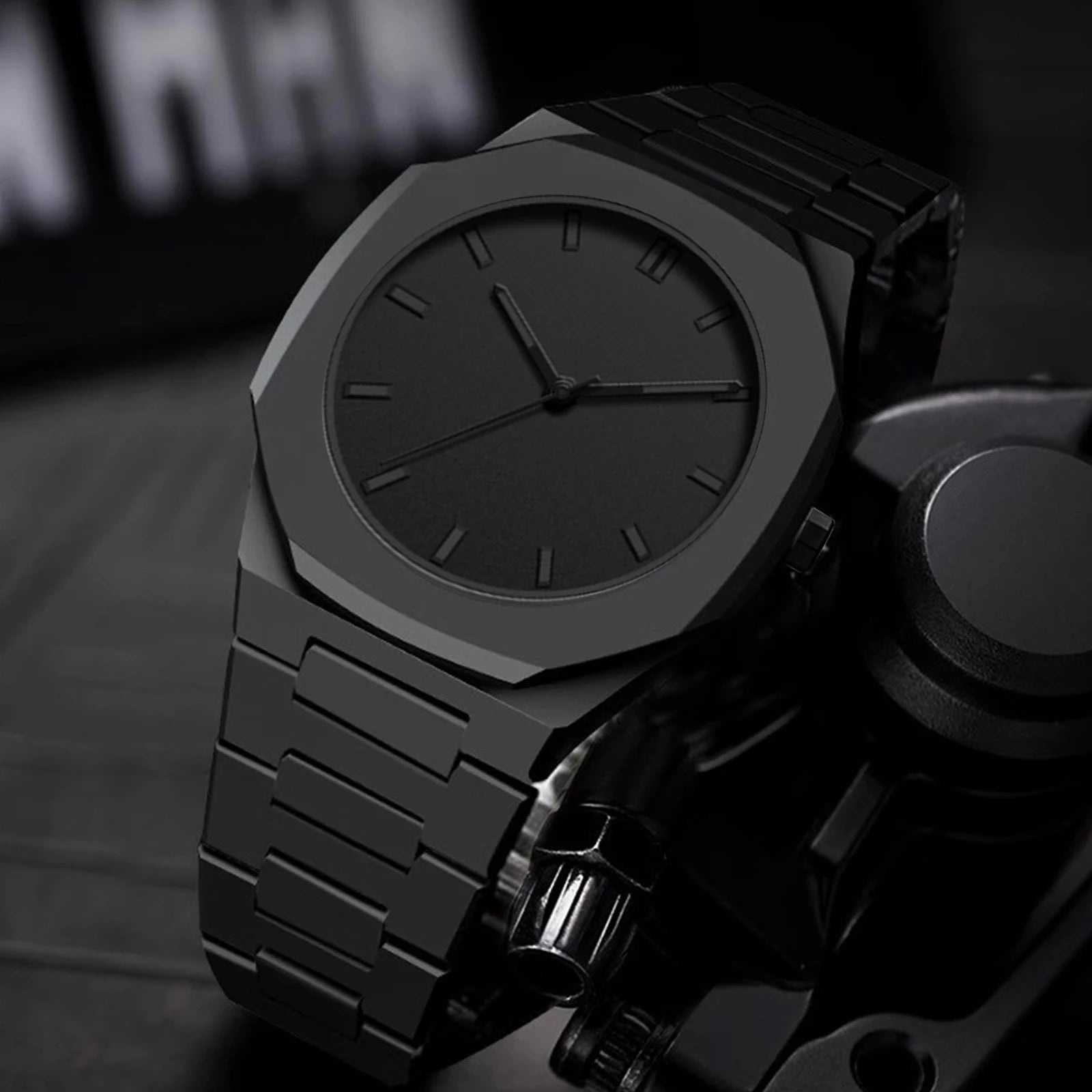 VA VA VOOM Brand Men Creative Watch Fashion Silicone Black Business Style Arabic Digital Creative Military Quartz Sports Watches - Uknowucme