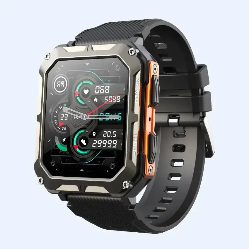 CUBOT C20 Pro SmartWatch 1.83-inch IP68 Waterproof Sport Watch for Men Heart Rate Fitness Tracker 24H Health Monitor Phone Call - Uknowucme