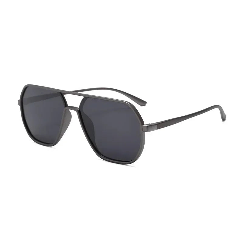 New Body Frame Sunglasses Ins Large Frame Display Face Small Sunglasses Men and Women Fashion Driving UV Glasses - Uknowucme