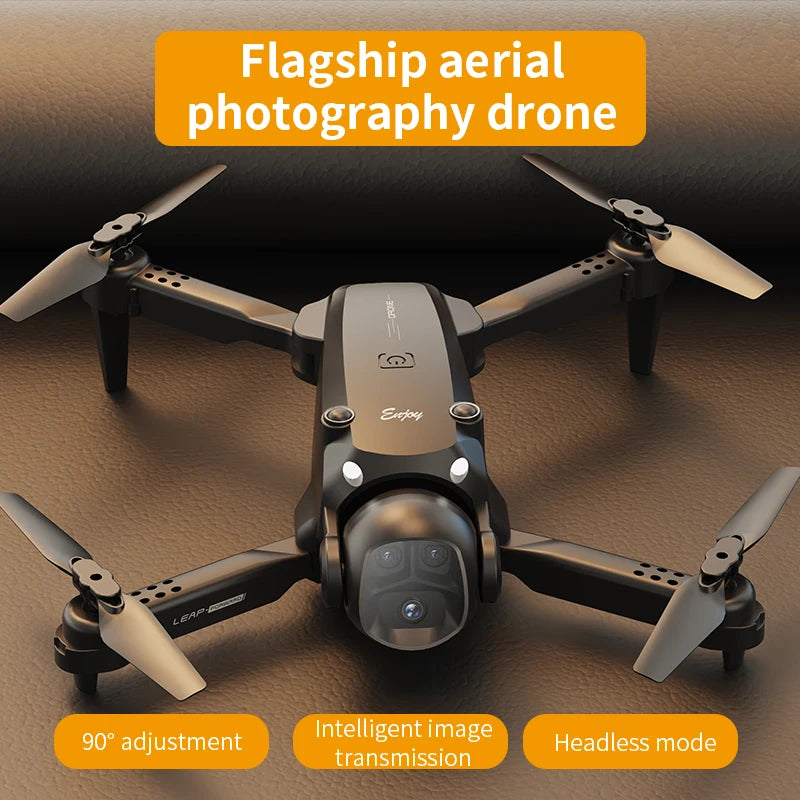 Foldable Four - Axis Drone with 360° Roll Feature - Dual Camera, Optical Flow Hover, Six - Axis Gyroscope & One - Click Landing - Uknowucme