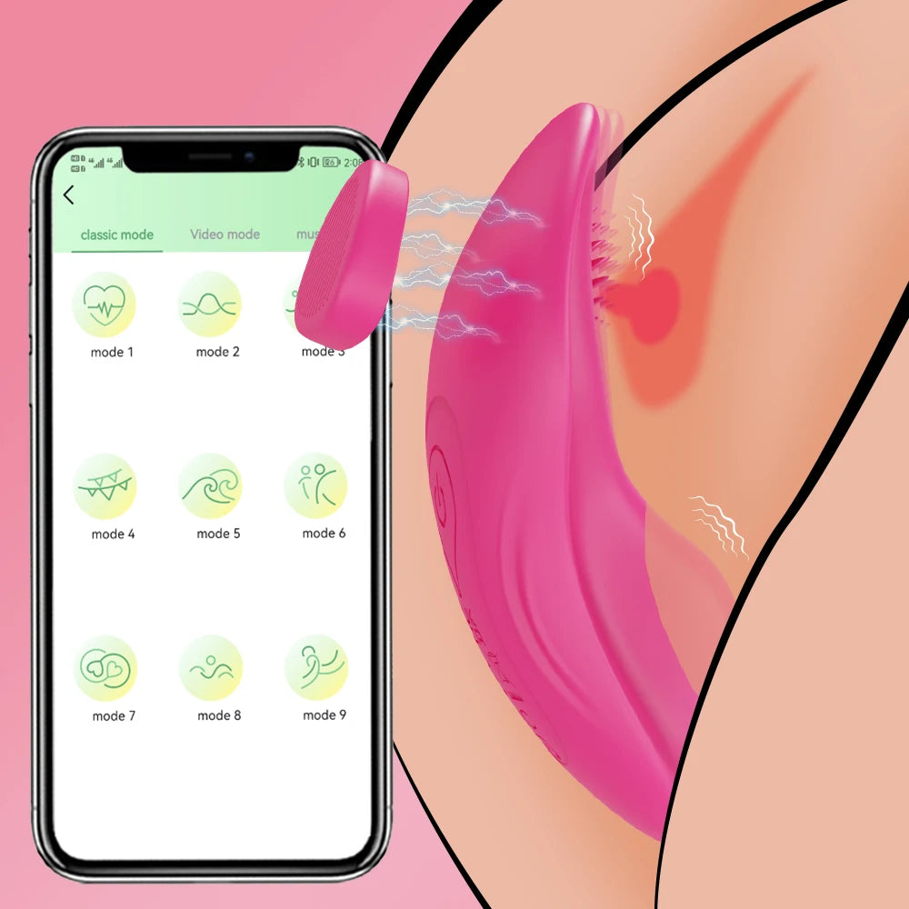 APP Wireless Bluetooth Control Clitoris Vibrator Masturbation Tool Women Couple Vibration Vibrator Stimulator sexy Adult Female