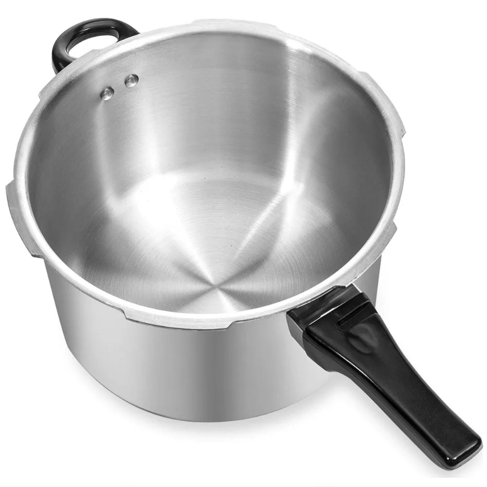 Deluxe 6-Quart Aluminum Pressure Cooker Cookware Fast  Stove Cooking Pressure- - Uknowucme