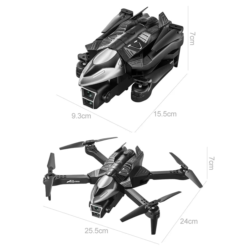 Drone Spray Fighter HD Dual Camera A66 Aerial Photography Drone Obstacle Avoidance Optical Flow with WIFI Signal Headless Mode - Uknowucme