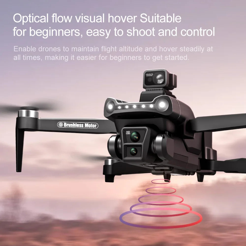 Drone 8K V198 Profesional HD Camera For Xiaomi ESC Brushless Obstacle Avoidance Aerial Optical Foldable Quadcopter Mini Drone - Uknowucme