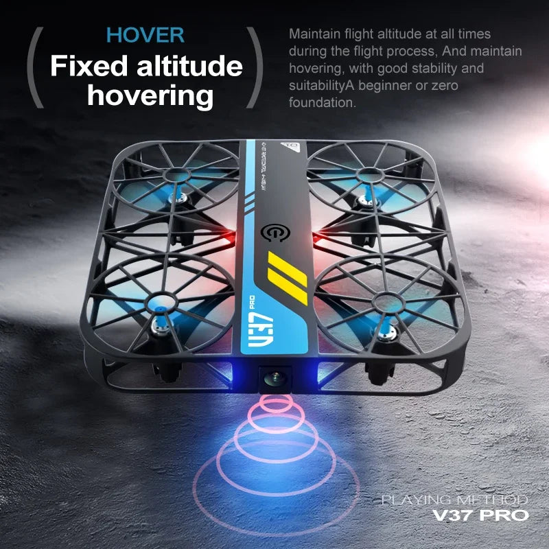 4D-V37 Mini Pocket Drone Altitude Hover Aerial Photograph 2.4G WiFi HD Image Transmission FPV RC Quadcopter Drone with 4K Camera