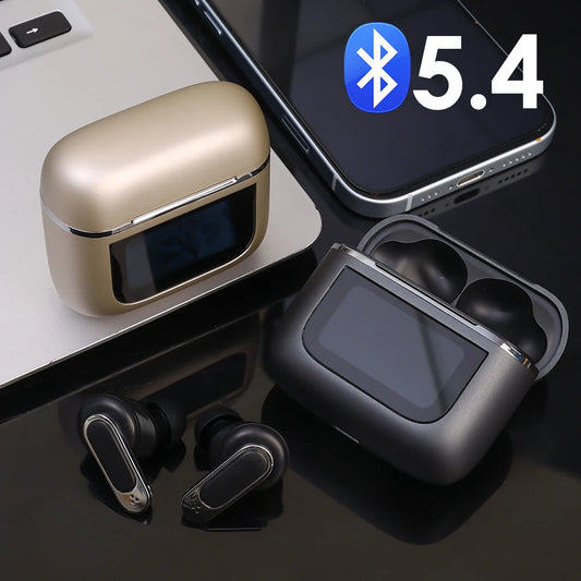 V8 LED Full-color Touchscreen Bluetooth5.4 Earphones Noise Reduction True Wireless Control In Ear Sports Headphone Headset